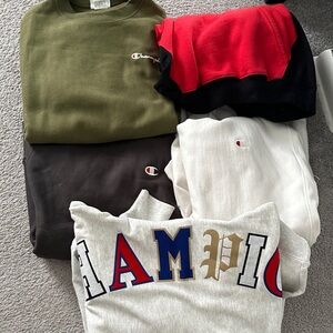 Champion sweatshirt bundle.